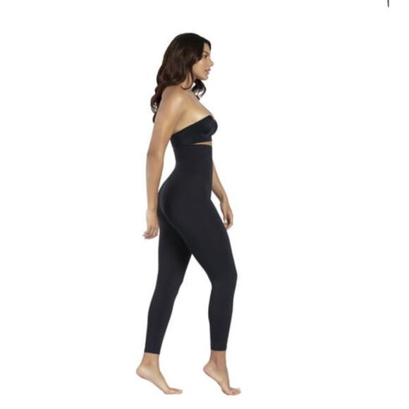 Brand New Curveez Women's Large Black Stunning Shape Shapewear Leggings Hi Waist - Picture 13 of 14